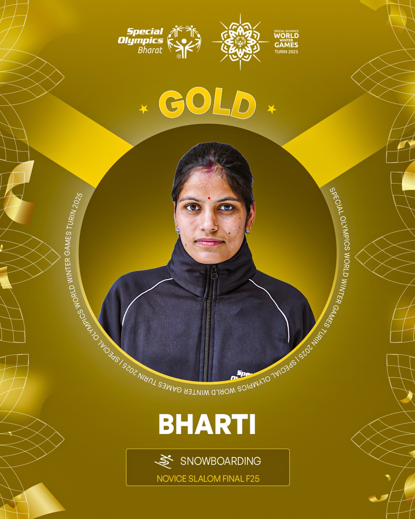 Sahyog team and medalists — Special Olympics World Winter Games, Turin 2025